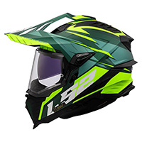 Ls2 Mx701 Explorer Spire Helmet Green Matt
