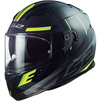 Casco Ls2 Ff320 Stream Evo Shadow Argento Giallo