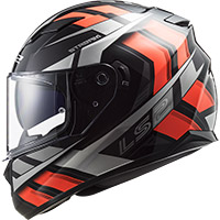 Ls2 Ff320 Stream Evo Loop Helmet Black Orange