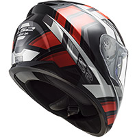 Casque LS2 FF320 Stream Evo Loop noir rouge - 3