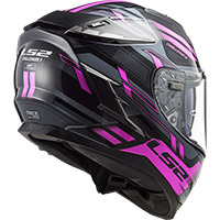 Ls2 Ff327 Challenger Spin Helmet Titanium Pink - 3