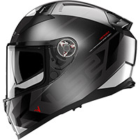 LS2FF811ベクター2スプリッターヘルメットブラックホワイト