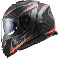 LS2 FF800 ストーム 2 06 レーサー ヘルメット オレンジ - img 2