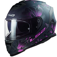 Ls2 Ff800 Storm Burst Helmet Black Matt Pink