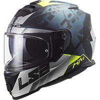 Ls2 Ff800 Storm Sprinter Helmet Silver Cobalt
