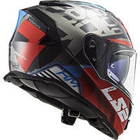 Ls2 Ff800 Storm Sprinter Helmet Black Red Titanium