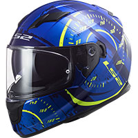 Casco Ls2 Ff320 Stream Evo Tacho Blu