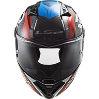 Ls2 Ff805 Thunder Carbon Supra 06 Helmet Red Blue - 5