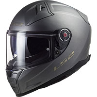 Casco LS2 FF811 Vector 2 Solid titanio opaco