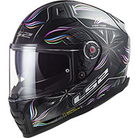 Casco LS2 FF811 Vector 2 Tropical negro blanco