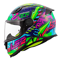 Casque Ls2 Of812 Kid Svent Bleu Vert