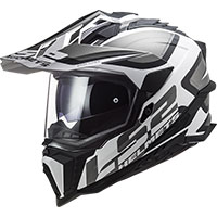 Casco LS2 MX701 Explorer Alter bianco