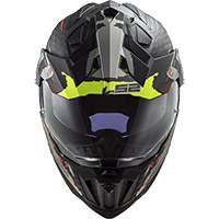 Ls2 Mx701 Explorer Carbon Extend Helmet Yellow Matt - 3