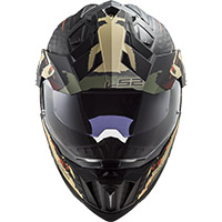 LS2 MX701 Explorer Carbon Extend Helm grün matt - 3