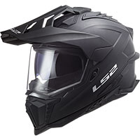 Casco Ls2 Mx701 Explorer Solid Nero Opaco