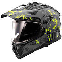 Ls2 Mx702 Pioneer 2 Crazy Helmet Yellow