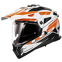 Casco LS2 MX702 Pioneer 2 Namib naranja