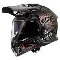 Ls2 Mx702 Pioneer 2 Rangi Helmet Black