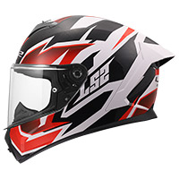Casco LS2 FF820 Rapid 3 XTrem blanco rojo
