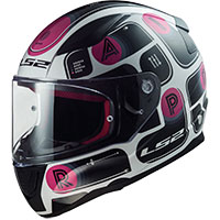 Ls2 Ff353 Rapid Brick Helmet Black Pink