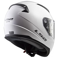 Ls2 Rapid Mini Ff353j Solid Kid Helmet White Kid