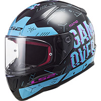 Ls2 Ff353 Rapid Player Helmet Black Sky Blue