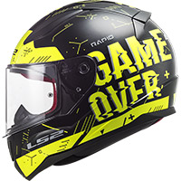 Casque LS2 FF353 Rapid Player hv jaune noir - 3