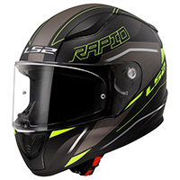 Casco LS2 FF353 Rapide 2 Rokku amarillo