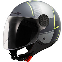 Ls2 Of558 Sphere Lux 2 Firm Helmet Titanium Matt