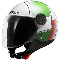 Ls2 Of558 Sphere Lux 2 Firm Helmet Green Red