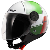 Casco Ls2 Of558 Sphere Lux 2 Firm Verde Rosso