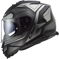 Ls2 Ff800 Storm 2 06 Faster Helmet Black Grey - 2