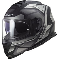 Ls2 FF800 Storm 2 06 Faster Helm schwarz grau