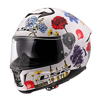 Ls2 Ff808 Stream 2 Flowers Helmet White