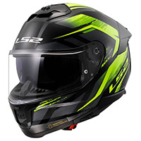 Casco LS2 FF808 Stream 2 Fury amarillo