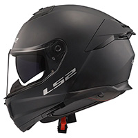 Casco LS2 FF808 Stream 2 Solid negro opaco