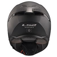 Casco LS2 FF808 Stream 2 Solid negro opaco - 3