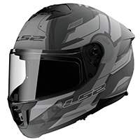 Casco LS2 FF808 Stream 2 Shadow titanio grigio