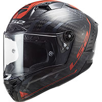 Ls2 Ff805 Thunder Carbon Sputnik 06 Helmet Red
