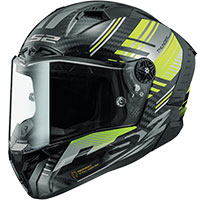 Casque Ls2 Ff805 Thunder Carbon Volt Noir Jaune