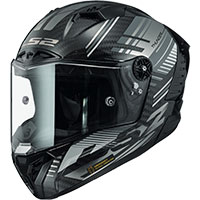 Ls2 Ff805 Thunder Carbon Volt Helmet Black Grey