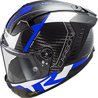 Casque Ls2 Ff805 Thunder Carbon Racing1 Bleu Blanc