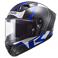 Ls2 Ff805 Thunder Carbon Racing1 Helmet Blue White