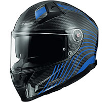 Ls2 Ff811 Vector 2 Carbon Flux Helmet Blue