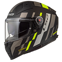 Casco LS2 FF811 Vector 2 Tron amarillo