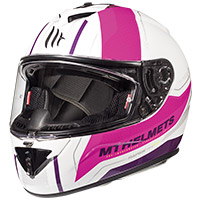 Mt Helmets Rapide Duel H9 White Pink