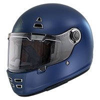 Casque Mt Helmets Jarama Solid A7 Bleu Mat