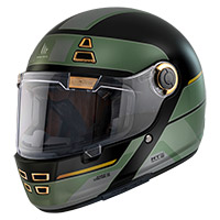 Casque Mt Helmets Jarama 68th C1 Vert Brillant