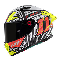 Mt Helmets Kre Plus Carbon Sergio Garcia A3 Giallo - img 2