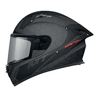 Mt Helmets Kre Plus Carbon Solid A11 Noir